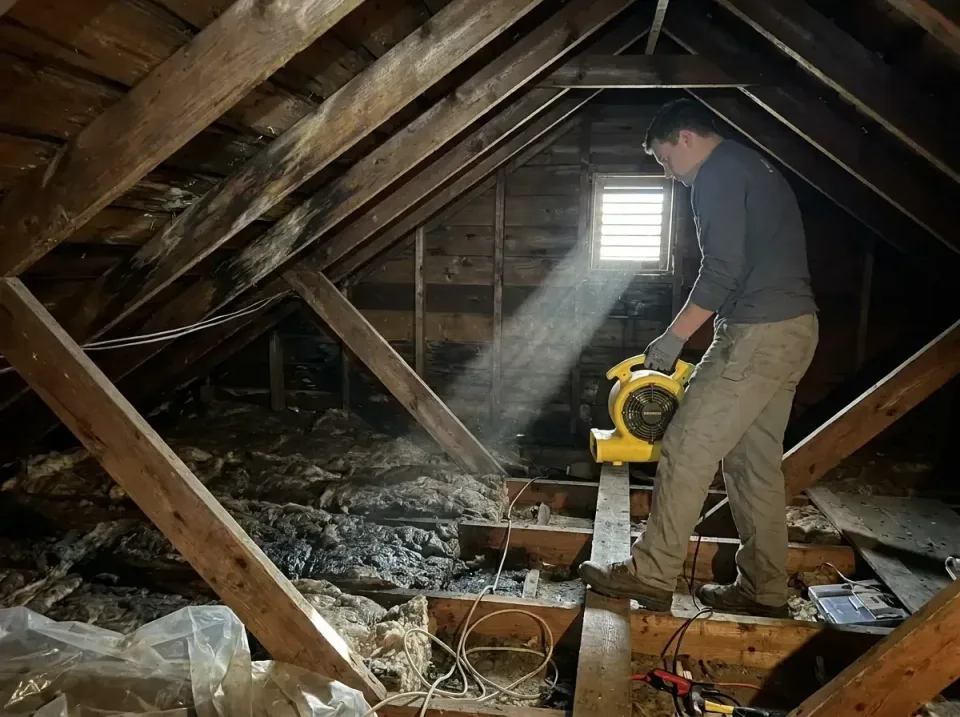 attic-water-damage-drying-proc-007 — frequently asked questions, Emergency Water Extraction & 24/7 Flood Response in Sugar C…